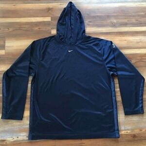 Nike Men's Navy Hoodie Size Large